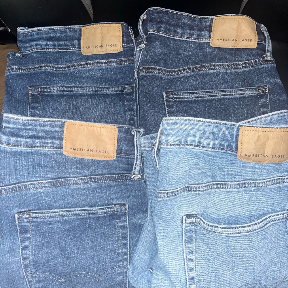 4 Pairs of American Eagle Men's Bootcut Jeans